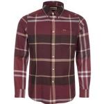Casual Bordeaux-rode Barbour Geblokte Casual overhemden  in maat XL voor Heren 