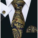 Klassieke Zijden Bloemen Gestreepte stropdassen  voor een Bruiloft voor Heren 