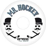 BASE Unisex – Volwassenen inlinerrollen indoor wielen"Mr. Hockey" Pro | 74A hardheid | sterke grip | wit | geschikt voor alle gangbare inlinermerken | 72 mm, 72