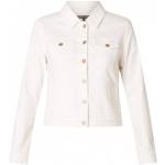 Klassieke Witte Polyester Spijkerjassen  in maat L voor Dames 