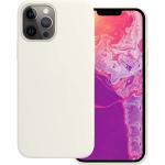 Witte Siliconen iPhone 13 Pro Max hoesjes 