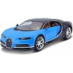 Blauwe Metalen Bugatti Chiron Vervoer Modelauto's 