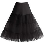 Rockabilly Zwarte Polyester Zomerjurken  voor een Bruiloft  in maat S voor Dames 