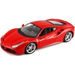 Bburago 15626013-1:24 Ferrari Race en Play 488 GTB voertuig (gesorteerd op kleuren)