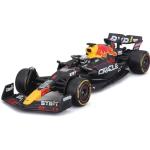 Bburago F1 Red Bull RB18 (2022): modelauto schaal 1:43, 1 Max stappen, met bestuurder, hardcase, blauw (18-38062V)