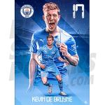 Be The Star Posters Man City FC Kevin De Bruyne Action 21/22 Poster A3 - Officieel gelicentieerd product