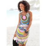 Multicolored Viscose Beach Time All over print Strandjurken  in maat 3XL voor Dames 