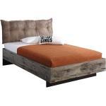 Bed Timberstyle Met Nachtkasten 2-Persoons - 140 x 200 cm - grijs