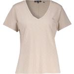Beige Superdry V-hals T-shirts V-hals  in maat XL voor Dames 
