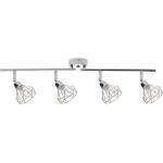 Moderne Zilveren Metalen Beliani Gevlochten Ronde plafondlampen Rond 18 cm in de Sale 