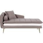 Moderne Witte Metalen armleun Beliani Chaise longues Sustainable 