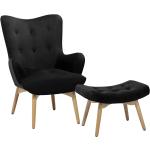 Moderne Bruine Massief Houten Beliani Design fauteuils in de Sale 
