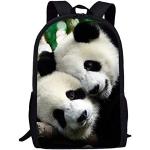 Polyester Lichtgewicht Schoolrugzakken met motief van Panda Sustainable voor Meisjes 