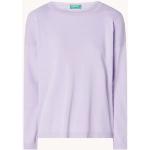 Lila United Colors of Benetton Pullovers Ronde hals 
