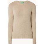 Bruine Wollen United Colors of Benetton Pullovers 