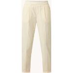 Crèmewitte Corduroy High waist United Colors of Benetton Pantalons Tapered 