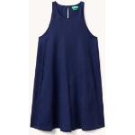 Donkerblauwe Linnen United Colors of Benetton Mini jurken Mini voor Dames 
