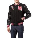 Zwarte Viscose benlee Rocky College jackets  in maat XL voor Heren 