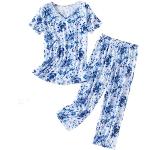 Casual Blauwe Polyester Handwas Huispakken  voor de Zomer  in maat XXL 2 stuks voor Dames 
