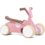 Berg GO² 2-in-1 glijauto, retro roze glijbaan en loopfiets, kinderglijbaan, kinderauto met uitklapbare pedalen, pedaal-gokart, kinderspeelgoed, geschikt voor kinderen van 10-30 maanden, retro roze