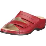 Rode Leren Berkemann Orthopedische schoenen  in 38 met Klittenbandsluitingen voor Dames 