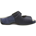 Blauwe Leren Berkemann Orthopedische schoenen  voor de Zomer  in maat 37,5 met Klittenbandsluitingen voor Dames 