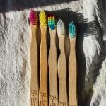 Bamboe Tandenborstels met motief van Bamboe voor Babies 
