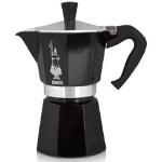 Zwarte Bialetti Moka Express Cafetieres met motief van Koffie 
