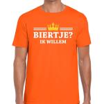 Oranje Koningsdag Mouwloze T-shirts voor Heren 