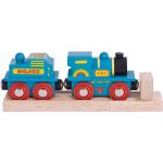 Multicolored Houten Bigjigs Toys Vervoer Speelgoedauto's 2 - 3 jaar met motief van Spoorwegen voor Kinderen 