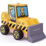 Houten Bigjigs Toys Werkvoertuigen Stapelblokken voor Babies 