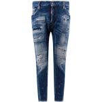 Grunge Blauwe Polyester DSQUARED2 Slimfit jeans  in maat M in de Sale voor Heren 