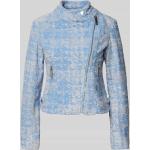 Lichtblauwe Polyester Guess Used Look Biker jackets  in maat S voor Dames 