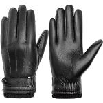 Zwarte Fleece Touch Screen handschoenen  voor de Winter  in maat XL Sustainable voor Heren 