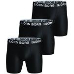 Zwarte Microfiber Björn Borg LIMITED EDITION PERFORMANCE Boxershorts  in maat S voor Heren 
