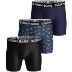 Donkerblauwe Microfiber Björn Borg LIMITED EDITION PERFORMANCE Boxershorts  in maat S in de Sale voor Heren 