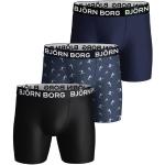 Donkerblauwe Microfiber Björn Borg LIMITED EDITION PERFORMANCE Boxershorts  in maat M voor Heren 