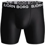 Bjorn Borg Solid Performance Boxershorts voor heren, zwart, zwart, Black Beauty, M