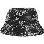 Zwarte Polyester Bloemen Bucket hats  voor de Zomer  in Onesize Sustainable in de Sale voor Heren 