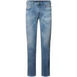 Blauwe Polyester Replay Slimfit jeans  in maat S  lengte L36  breedte W35 Sustainable in de Sale voor Heren 