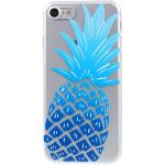 Blauwe iPhone 7 hoesjes met motief van Ananas 