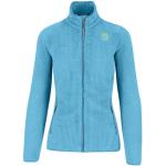 Blauwe Fleece Karpos Trainingsjacks  in maat M voor Dames 