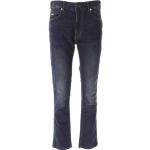 Blauwe Emporio Armani Slimfit jeans in de Sale voor Heren 