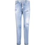 Blauwe DSQUARED2 Slimfit jeans  in maat L in de Sale voor Heren 