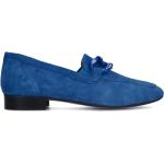 Klassieke Blauwe Leren Loafers  in maat 42 in de Sale voor Dames 