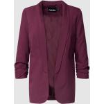 Bordeaux-rode Polyester Pieces Blazers voor Dames 