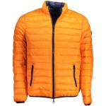 Oranje Nylon US Polo Association Lange winterjassen  in maat 3XL in de Sale voor Heren 