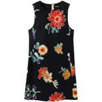 Casual Multicolored Desigual Bloemen Mini jurken Ronde hals  in maat S Kort in de Sale voor Dames 