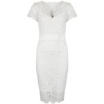 Casual Witte Polyamide Stretch Guess Bloemen Casual jurken V-hals  in maat XS Midi / Kuitlang in de Sale voor Dames 