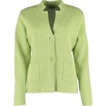Bloomings stand up collar blazer structure Groen dames